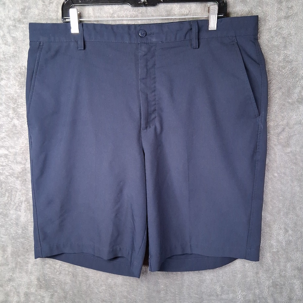 Footjoy Performance Golf Shorts Men Size 38 Navy Blue 10" Stretch Preppy